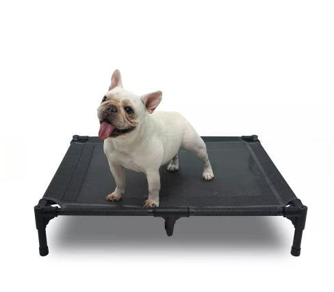 Aluminum Frame Large Waterproof Black Pet Dog Bed