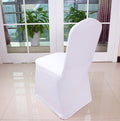 Cheap Universal Wedding White Chair Cover for Banquet Hotel Dining Party