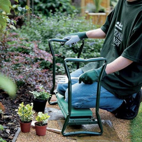 Folding Seat Foldable Garden Kneeling Pad Chair Bench Seat Stool Garden Kneeler With Handles for Gardening/