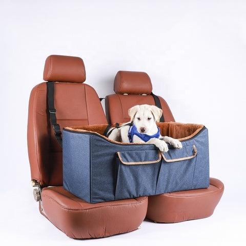 Luxury Dog Travel Bed Customized Pet Carrier Portable Dog Car Seat Custom Logo Cat Puppy Bag Dog Car Seat