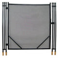 Pool Fence 4x12 ft ,Outdoor In-Ground Pool Fence, Removable DIY Pool Fencing Glass for Swimming Pool Fence
