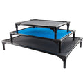Yalong Eco-Friendly Modern Classic Fashion Textilene Fabric Aluminium Large Rectangle Dog Bed XL/127*95*15.2cm Removable