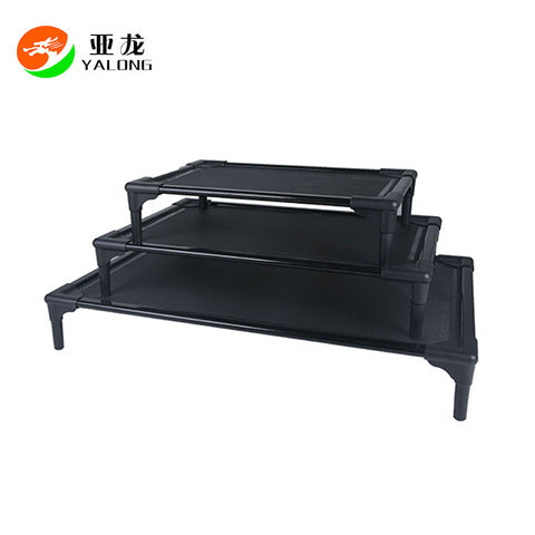 Yalong Eco-Friendly Solid Fashion Classic Modern Portable Raised Dog Bed Recycled Rectangle Design Removable Washable Al
