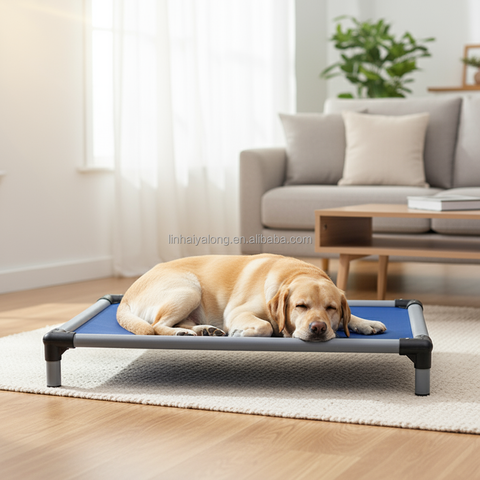 Yalong PB016 M/89*58.5*15cm Aluminum Dog Bed Modern Cooling Washable Chew Resistant Waterproof Eco-Friendly Outdoor Indo
